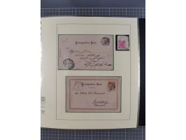 1870/1913 (ca.), umfangreiche aufgezogene Heimat-Sammlung “Herzogtum Steiermark (Styria)”, Bruck bis Windischgraz, mit über 1