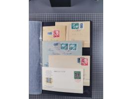 1949/2016, sehr umfangreiche Sammlung mit Einzel- und Mehrfachfrankaturen, Satzbriefen, Auslandspost, R-Briefen, Luftpost und