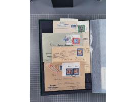1949/2016, sehr umfangreiche Sammlung mit Einzel- und Mehrfachfrankaturen, Satzbriefen, Auslandspost, R-Briefen, Luftpost und