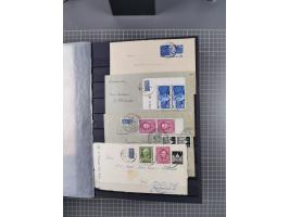 1949/2016, sehr umfangreiche Sammlung mit Einzel- und Mehrfachfrankaturen, Satzbriefen, Auslandspost, R-Briefen, Luftpost und