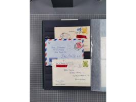 1949/2016, sehr umfangreiche Sammlung mit Einzel- und Mehrfachfrankaturen, Satzbriefen, Auslandspost, R-Briefen, Luftpost und