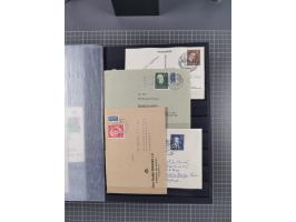 1949/2016, sehr umfangreiche Sammlung mit Einzel- und Mehrfachfrankaturen, Satzbriefen, Auslandspost, R-Briefen, Luftpost und