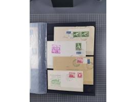 1949/2016, sehr umfangreiche Sammlung mit Einzel- und Mehrfachfrankaturen, Satzbriefen, Auslandspost, R-Briefen, Luftpost und