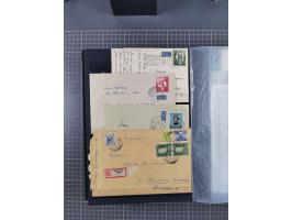 1949/2016, sehr umfangreiche Sammlung mit Einzel- und Mehrfachfrankaturen, Satzbriefen, Auslandspost, R-Briefen, Luftpost und
