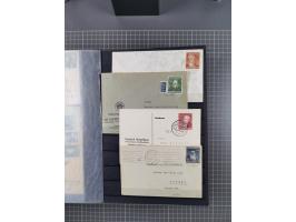 1949/2016, sehr umfangreiche Sammlung mit Einzel- und Mehrfachfrankaturen, Satzbriefen, Auslandspost, R-Briefen, Luftpost und