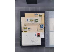 1949/2016, sehr umfangreiche Sammlung mit Einzel- und Mehrfachfrankaturen, Satzbriefen, Auslandspost, R-Briefen, Luftpost und