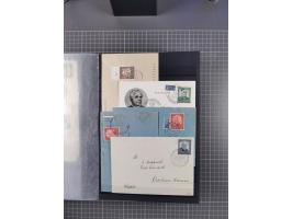 1949/2016, sehr umfangreiche Sammlung mit Einzel- und Mehrfachfrankaturen, Satzbriefen, Auslandspost, R-Briefen, Luftpost und