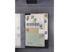 1949/2016, sehr umfangreiche Sammlung mit Einzel- und Mehrfachfrankaturen, Satzbriefen, Auslandspost, R-Briefen, Luftpost und