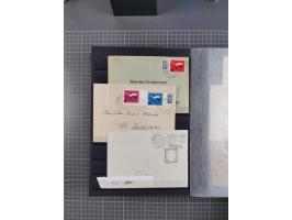 1949/2016, sehr umfangreiche Sammlung mit Einzel- und Mehrfachfrankaturen, Satzbriefen, Auslandspost, R-Briefen, Luftpost und
