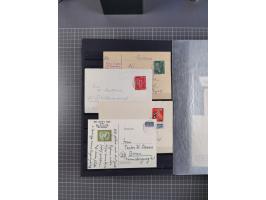 1949/2016, sehr umfangreiche Sammlung mit Einzel- und Mehrfachfrankaturen, Satzbriefen, Auslandspost, R-Briefen, Luftpost und
