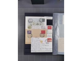 1949/2016, sehr umfangreiche Sammlung mit Einzel- und Mehrfachfrankaturen, Satzbriefen, Auslandspost, R-Briefen, Luftpost und