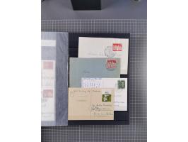 1949/2016, sehr umfangreiche Sammlung mit Einzel- und Mehrfachfrankaturen, Satzbriefen, Auslandspost, R-Briefen, Luftpost und
