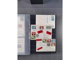 1949/2016, sehr umfangreiche Sammlung mit Einzel- und Mehrfachfrankaturen, Satzbriefen, Auslandspost, R-Briefen, Luftpost und