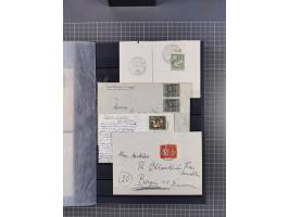 1949/2016, sehr umfangreiche Sammlung mit Einzel- und Mehrfachfrankaturen, Satzbriefen, Auslandspost, R-Briefen, Luftpost und