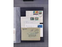 1949/2016, sehr umfangreiche Sammlung mit Einzel- und Mehrfachfrankaturen, Satzbriefen, Auslandspost, R-Briefen, Luftpost und