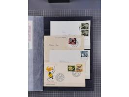 1949/2016, sehr umfangreiche Sammlung mit Einzel- und Mehrfachfrankaturen, Satzbriefen, Auslandspost, R-Briefen, Luftpost und