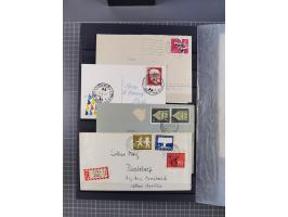 1949/2016, sehr umfangreiche Sammlung mit Einzel- und Mehrfachfrankaturen, Satzbriefen, Auslandspost, R-Briefen, Luftpost und