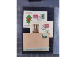1949/2016, sehr umfangreiche Sammlung mit Einzel- und Mehrfachfrankaturen, Satzbriefen, Auslandspost, R-Briefen, Luftpost und