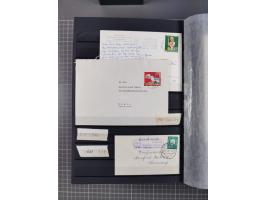 1949/2016, sehr umfangreiche Sammlung mit Einzel- und Mehrfachfrankaturen, Satzbriefen, Auslandspost, R-Briefen, Luftpost und