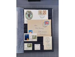 1949/2016, sehr umfangreiche Sammlung mit Einzel- und Mehrfachfrankaturen, Satzbriefen, Auslandspost, R-Briefen, Luftpost und