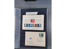 1949/2016, sehr umfangreiche Sammlung mit Einzel- und Mehrfachfrankaturen, Satzbriefen, Auslandspost, R-Briefen, Luftpost und