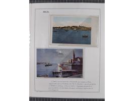 MALTA: 1836/1900, 7 Desinfektionsbriefe. Dazu ein Rapport von 1836 mit der Anzahl der Cholerafälle und Todeszahlen. Sehr inte