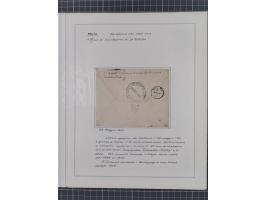 MALTA: 1836/1900, 7 Desinfektionsbriefe. Dazu ein Rapport von 1836 mit der Anzahl der Cholerafälle und Todeszahlen. Sehr inte