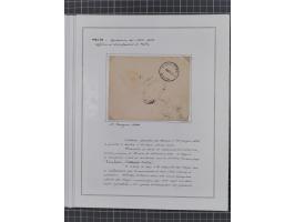 MALTA: 1836/1900, 7 Desinfektionsbriefe. Dazu ein Rapport von 1836 mit der Anzahl der Cholerafälle und Todeszahlen. Sehr inte