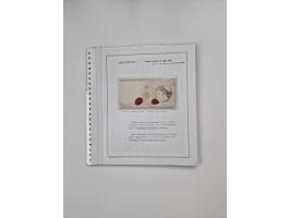 ALLE WELT: 1630/17, Ausstellungssammlung "Desinfizierte Post während der Pest-, Gelbfieber- und Choleraepidemien" mit 81 Brie