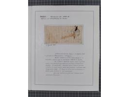 FRANKREICH: 1827/49, 14 Desinfektionsbriefe, dabei u.a. 2 interessante Briefe nach Tunis aus 1833, mit dem gleichen Inhalt un