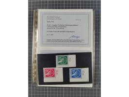 1945/50, interessanter Bestand mit fast nur besseren Sätzen, Block-Ausgaben und Briefen. Dabei u.a. SBZ Bl.1xa postfrisch (FA