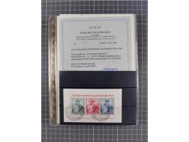 1945/50, interessanter Bestand mit fast nur besseren Sätzen, Block-Ausgaben und Briefen. Dabei u.a. SBZ Bl.1xa postfrisch (FA