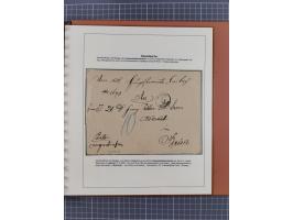 1886/1906, interessante aufgezogene Sammlung “Nachtaxierte Belege der Briefpost” mit über 95 Briefen und Karten, viele besser