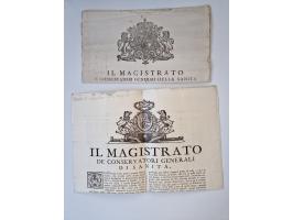 ALLE WELT: 1611/1900, reichhaltiger Sammlungsbestand mit ca. 400–500 Briefen und Dokumenten zum Thema Gesundheit aus dem 16. 