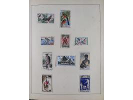 1895/1975 (ca) &nbsp;unsued and used collection French Colonies and successor states, with stamps from a.o. Algeria, Dahomey,
