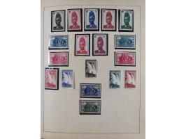 1895/1975 (ca) &nbsp;unsued and used collection French Colonies and successor states, with stamps from a.o. Algeria, Dahomey,