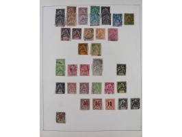 1895/1975 (ca) &nbsp;unsued and used collection French Colonies and successor states, with stamps from a.o. Algeria, Dahomey,