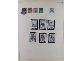 1895/1975 (ca) &nbsp;unsued and used collection French Colonies and successor states, with stamps from a.o. Algeria, Dahomey,