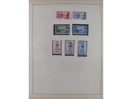 1895/1975 (ca) &nbsp;unsued and used collection French Colonies and successor states, with stamps from a.o. Algeria, Dahomey,