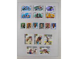 1895/1975 (ca) &nbsp;unsued and used collection French Colonies and successor states, with stamps from a.o. Algeria, Dahomey,