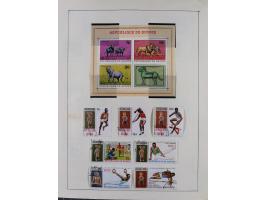 1895/1975 (ca) &nbsp;unsued and used collection French Colonies and successor states, with stamps from a.o. Algeria, Dahomey,