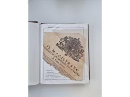PIEMONT: 1585/1886, über 150 Briefe und Dokumente (wenige Dokumente als Kopie), ab einem sehr frühen Dokument aus 1585, einig