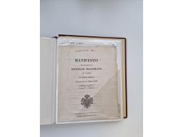 PIEMONT: 1585/1886, über 150 Briefe und Dokumente (wenige Dokumente als Kopie), ab einem sehr frühen Dokument aus 1585, einig