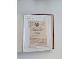 PIEMONT: 1585/1886, über 150 Briefe und Dokumente (wenige Dokumente als Kopie), ab einem sehr frühen Dokument aus 1585, einig