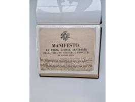 PIEMONT: 1585/1886, über 150 Briefe und Dokumente (wenige Dokumente als Kopie), ab einem sehr frühen Dokument aus 1585, einig