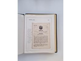 PIEMONT: 1585/1886, über 150 Briefe und Dokumente (wenige Dokumente als Kopie), ab einem sehr frühen Dokument aus 1585, einig