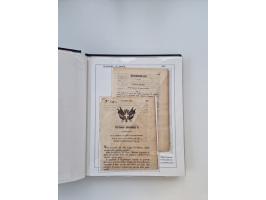 PIEMONT: 1585/1886, über 150 Briefe und Dokumente (wenige Dokumente als Kopie), ab einem sehr frühen Dokument aus 1585, einig