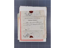 1860/1930, 25 covers &amp; telegrams mainly from east Russia,including registered and sealed mail from Foreign Office, Expres
