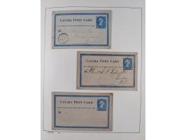 1851/1994, unused and used, later on also mint never hinged collection including some covers, with British Colombia, Newfound