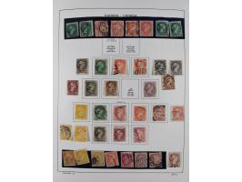 1851/1994, unused and used, later on also mint never hinged collection including some covers, with British Colombia, Newfound